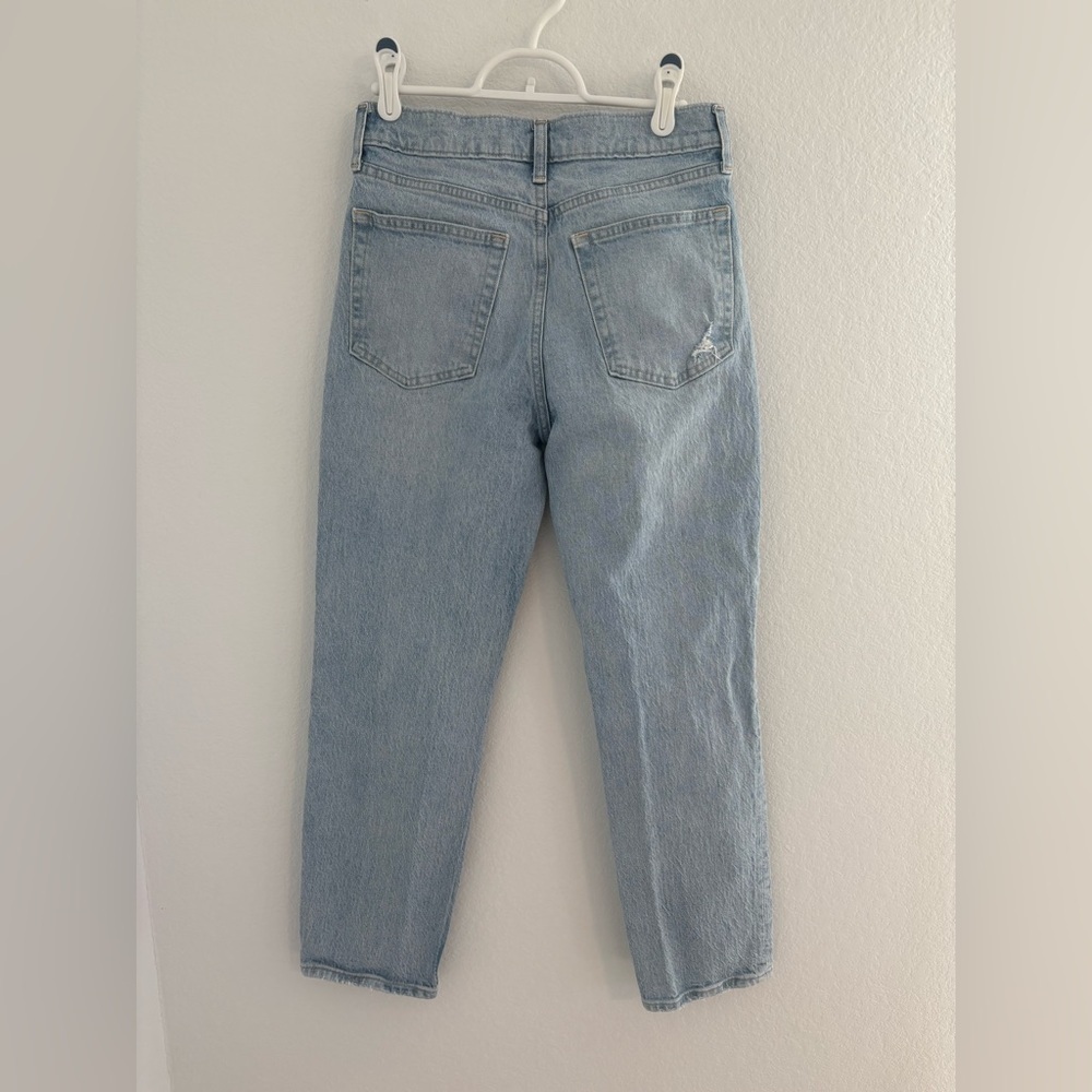 GAP Denim Cheeky Straight High Rise Jeans Light Wash - Picture 8 of 11
